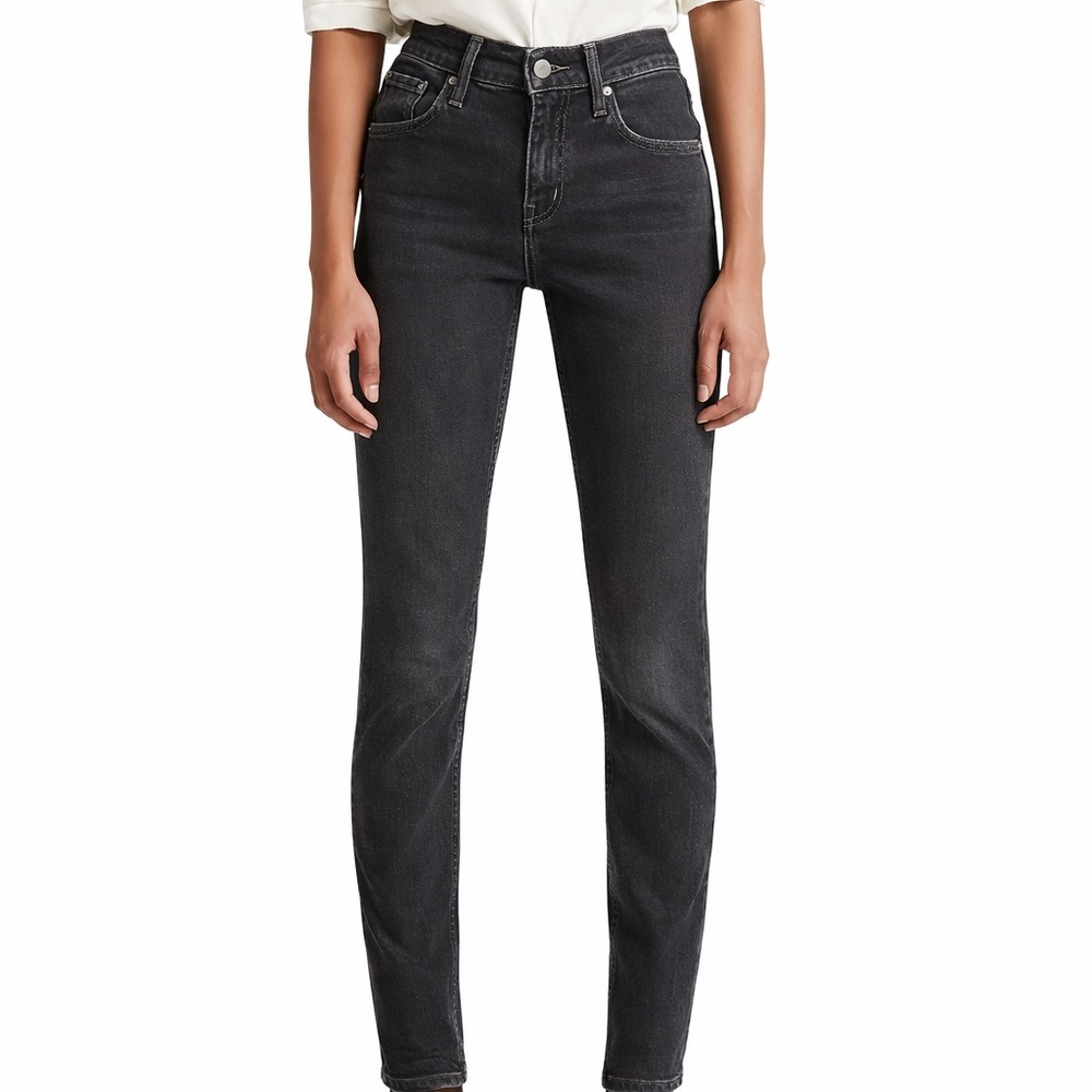 Levi’s Black Midrise Skinny Jeans 8 Short – Spring Stretch Denim Petite